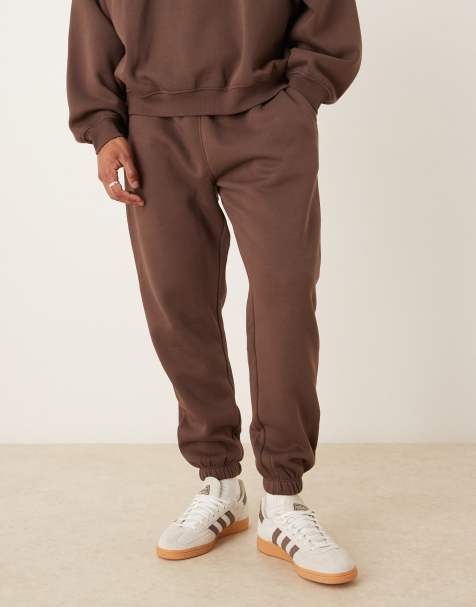 ASOS DESIGN - Essentials - Joggers dritti marroni - view 1