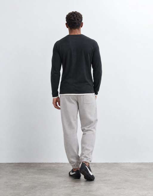 ASOS DESIGN essentials joggers med muddar i ljus beige - Stone, 6 av 10