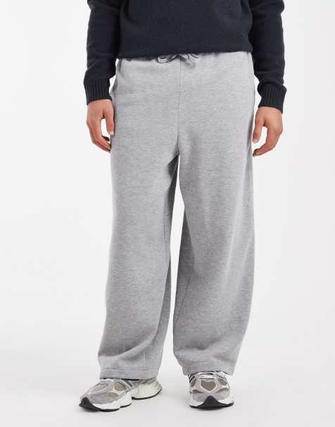 ASOS DESIGN Essentials Joggingbroek met losse pasvorm in gemêleerd grijs - view 1