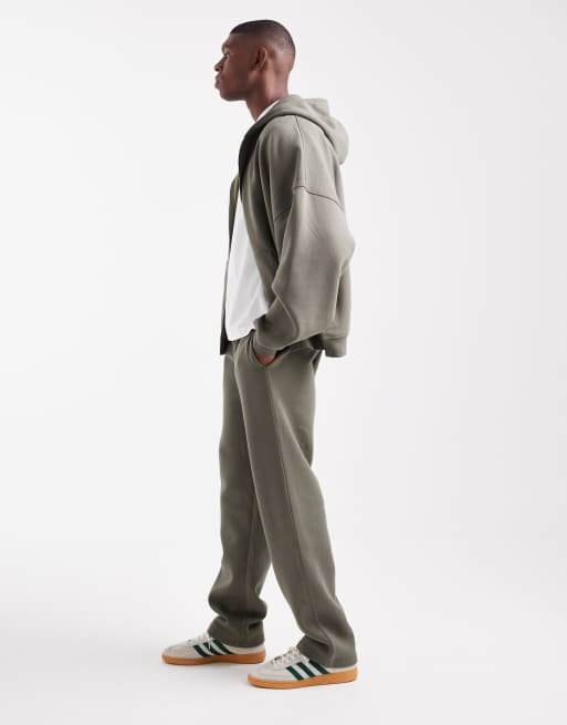 ASOS DESIGN - Essentials - Joggingbroek met rechte pijpen in groen , 2 van 5