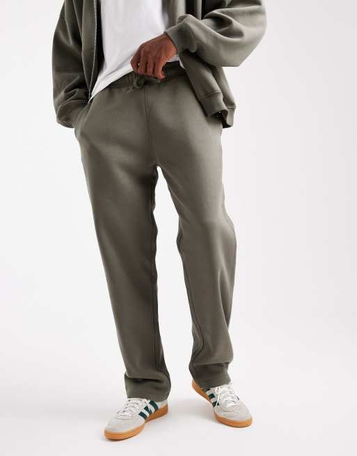 ASOS DESIGN - Essentials - Joggingbroek met rechte pijpen in groen , 3 van 5