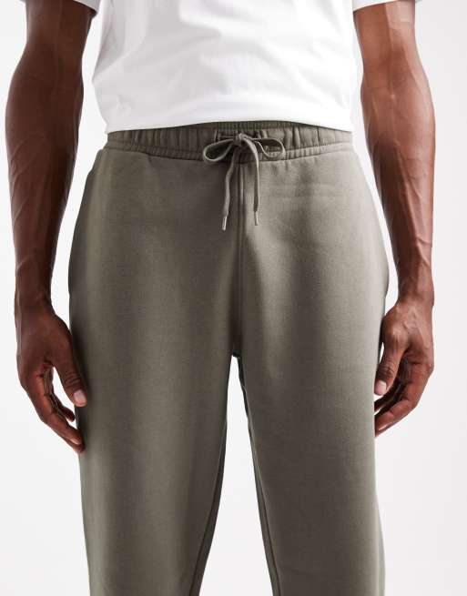 ASOS DESIGN - Essentials - Joggingbroek met rechte pijpen in groen , 4 van 5