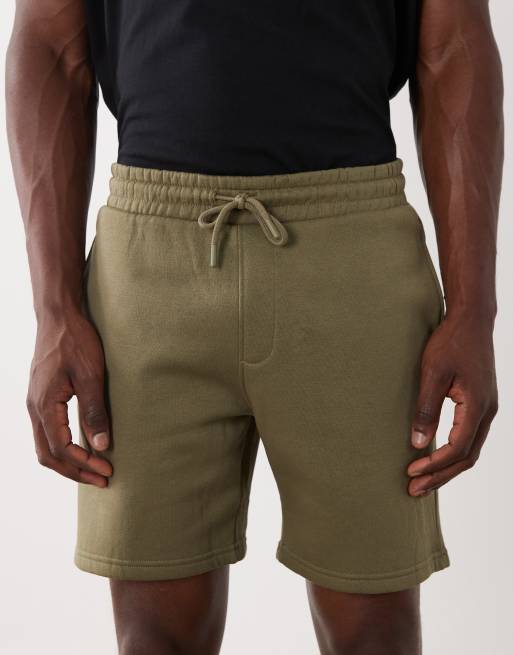 ASOS DESIGN – Essentials – Kakifärgade, halvlånga jersey-shorts med smal passform, 4 av 5