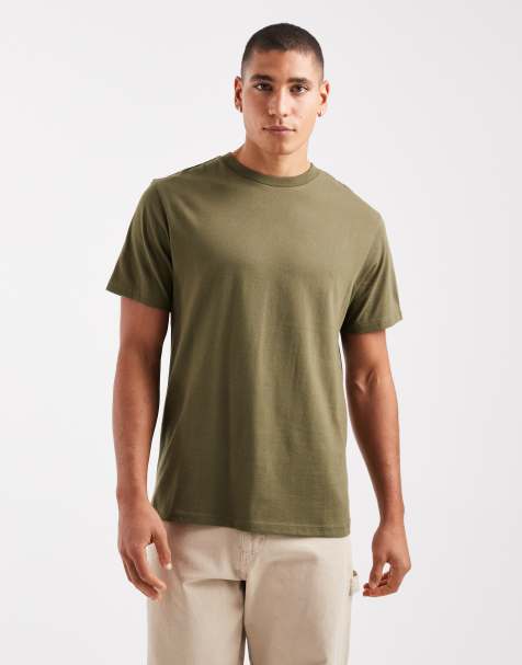 ASOS DESIGN - Essentials - Kakigrøn T-shirt i regular fit - view 1