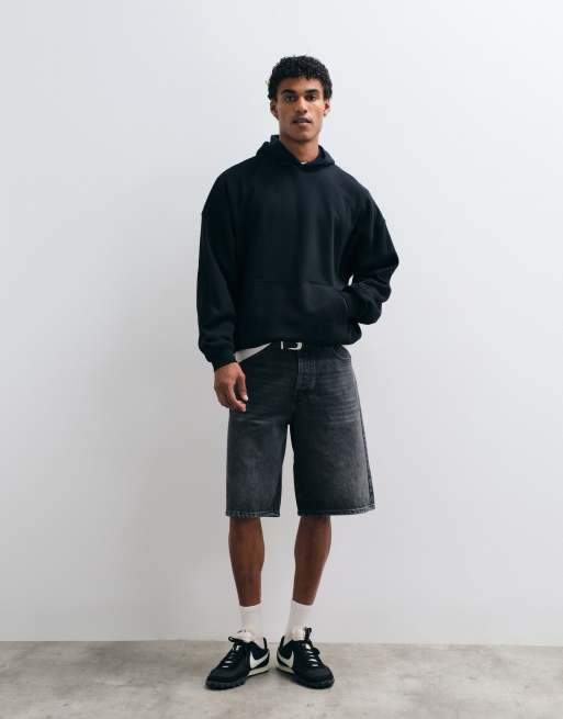 ASOS DESIGN – Essentials – Kapuzenpullover in Schwarz mit extremer Oversize-Passform, 2 von 5