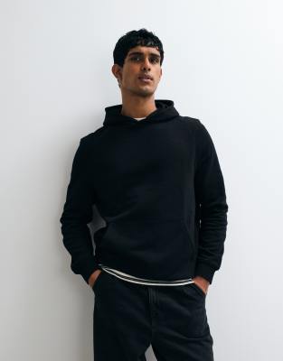 Essentials - Kapuzenpullover in Schwarz Schwarz L