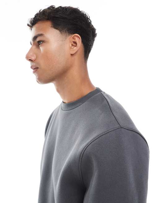 ASOS DESIGN - Essentials - Koksgrå sweatshirt, 2 af 5