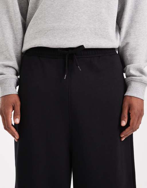 ASOS DESIGN essentials loose fit sweatpants in black