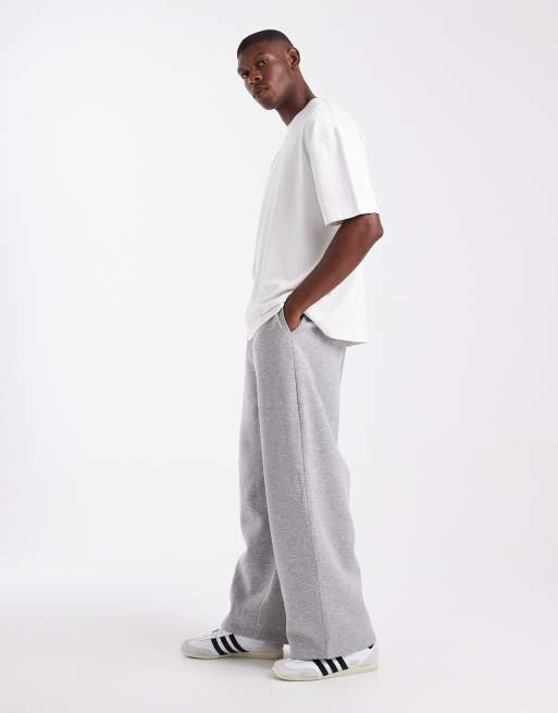 ASOS DESIGN essentials loose fit jogger in grey marl, 3 of 5