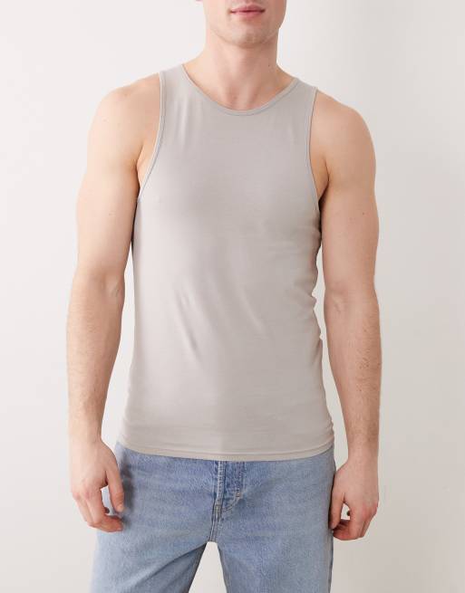 ASOS DESIGN - Essentials - Lot de 3 débardeurs moulants - Multicolore, 2 de 5