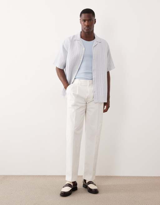 ASOS DESIGN - Essentials - Lyseblå ribstrikket tætsiddende overdel, 2 af 7