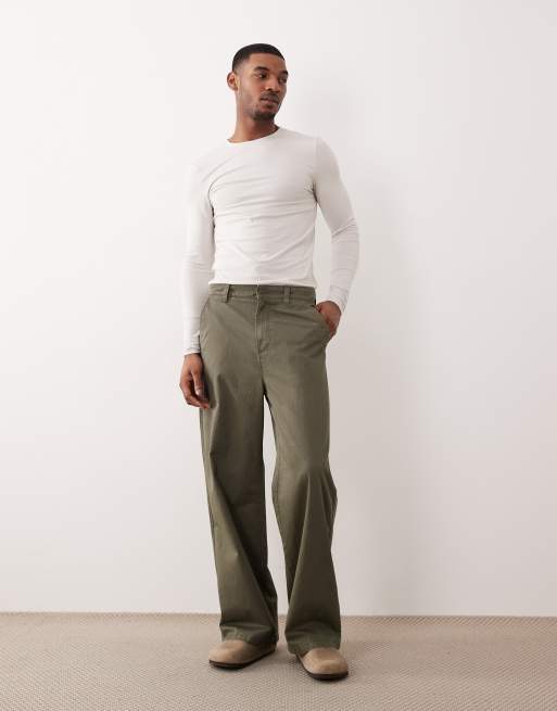 ASOS DESIGN - Essentials - Lysegrå tætsiddende og langærmet T-shirt, 2 af 5