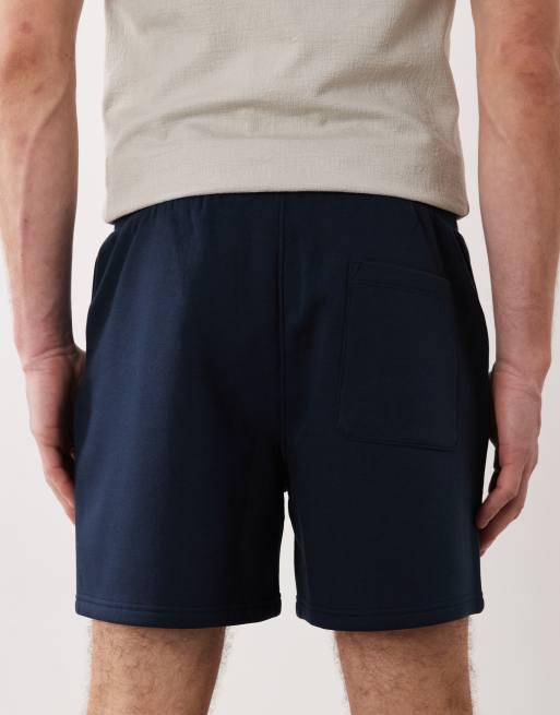 ASOS DESIGN - Essentials - Marineblå oversized jerseyshorts - Del af sæt, 5 af 5