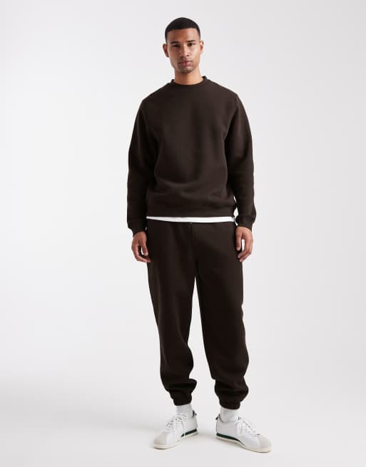 ASOS DESIGN – Essentials – Mörkbrun sweatshirt i oversize, 2 av 5