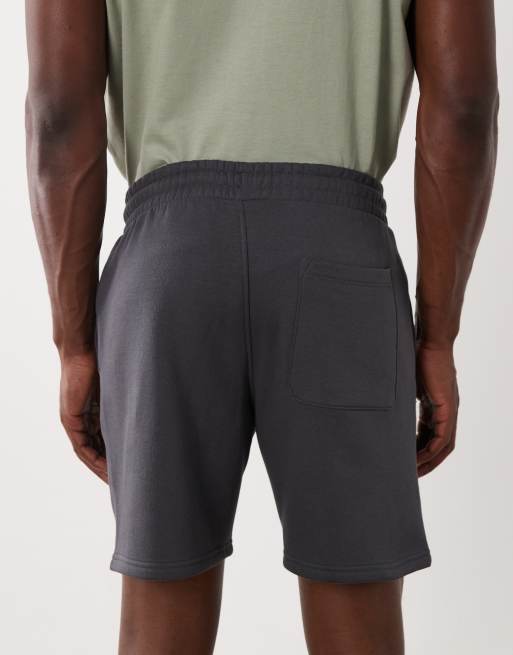 ASOS DESIGN – Essentials – Mörkgrå, halvlånga jersey-shorts med smal passform, 5 av 5