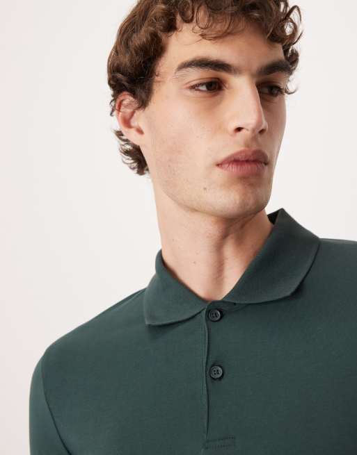 ASOS DESIGN – Essentials – Mörkgrön pikétröja i muscle fit , 5 av 5