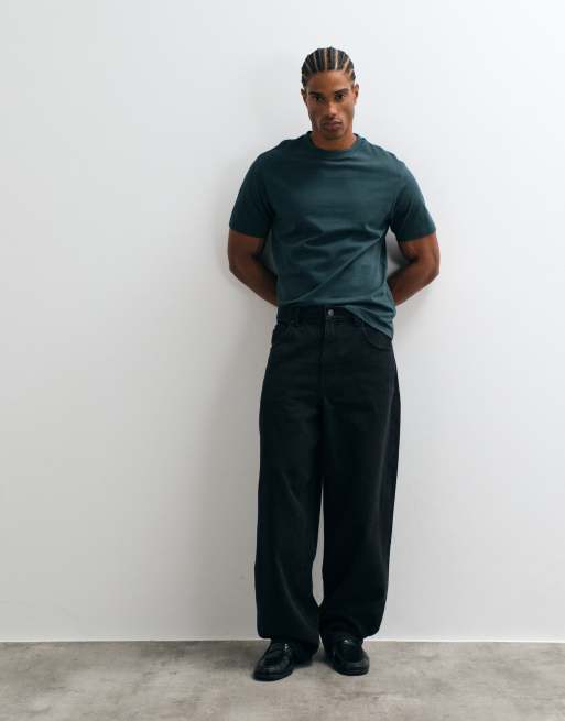 ASOS DESIGN - Essentials - Mørkegrøn T-shirt i regular fit, 2 af 5