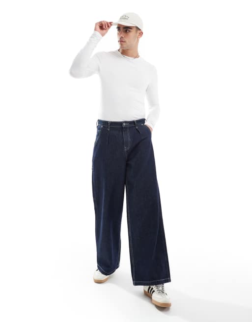 ASOS DESIGN - Essential - Maglietta attillata a maniche lunghe color crema