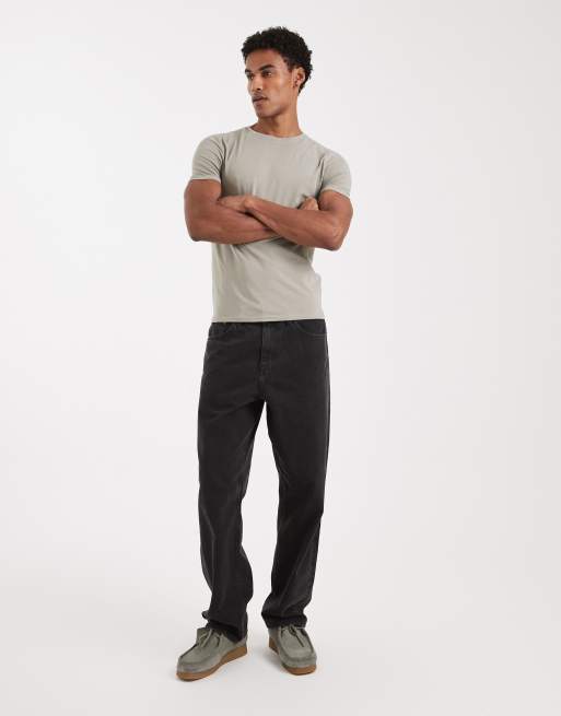 ASOS DESIGN Essentials muscle fit t-shirt in sage, 2 of 5