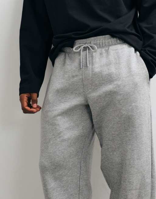ASOS DESIGN – Essentials – Oversize-Jogginghose in grau meliert, 4 von 5
