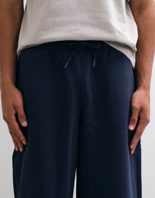 ASOS DESIGN essentials oversized balloon jogger in navy , 5 of 10