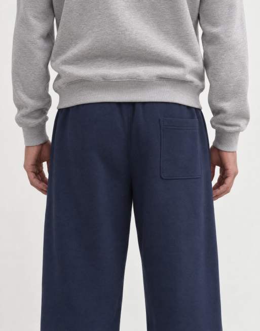 ASOS DESIGN essentials oversized balloon jogger in navy , 6 of 10