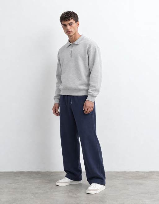 ASOS DESIGN essentials oversized balloon jogger in navy , 7 of 10