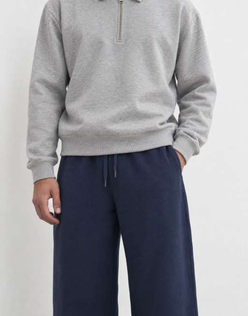 ASOS DESIGN essentials oversized balloon jogger in navy , 8 of 10