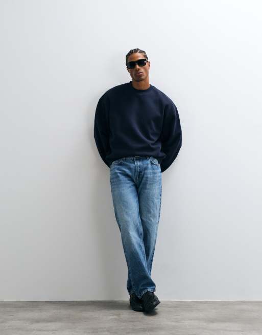 ASOS DESIGN essentials oversized boxy sweatshirt, 3 of 5