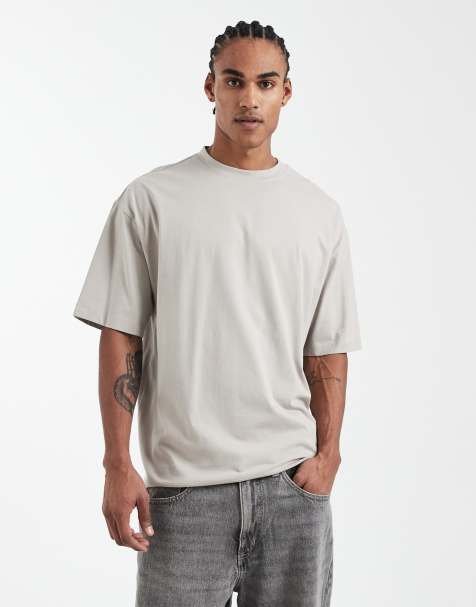 ASOS DESIGN Essentials oversized t-shirt in grey