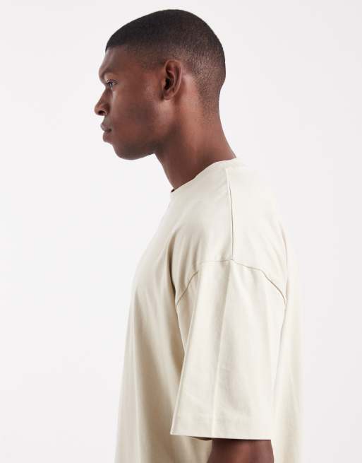 ASOS DESIGN Essentials oversized crew neck t-shirt in pelican , 4 of 5