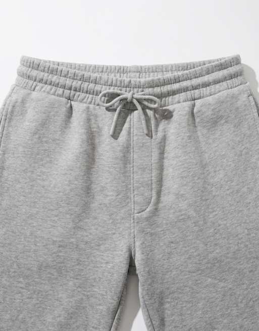 ASOS DESIGN essentials oversized fit jersey shorts in grey marl, 8 of 9
