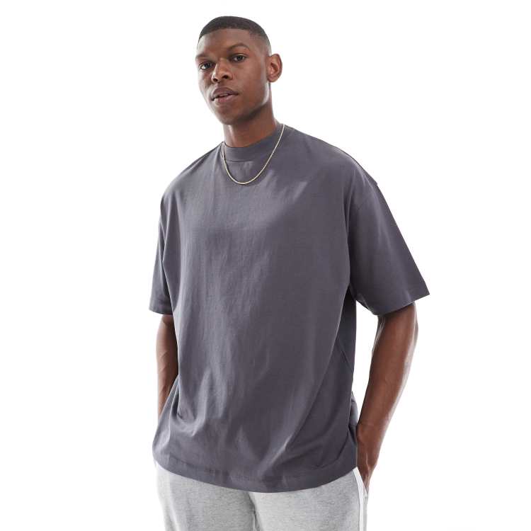 ASOS DESIGN essentials oversized high neck T-shirt in