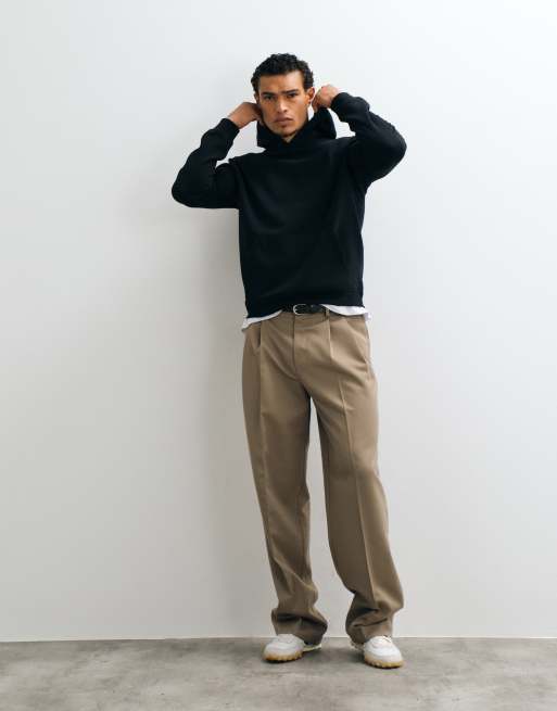 ASOS DESIGN essentials oversized hoodie in zwart, 5 van 5