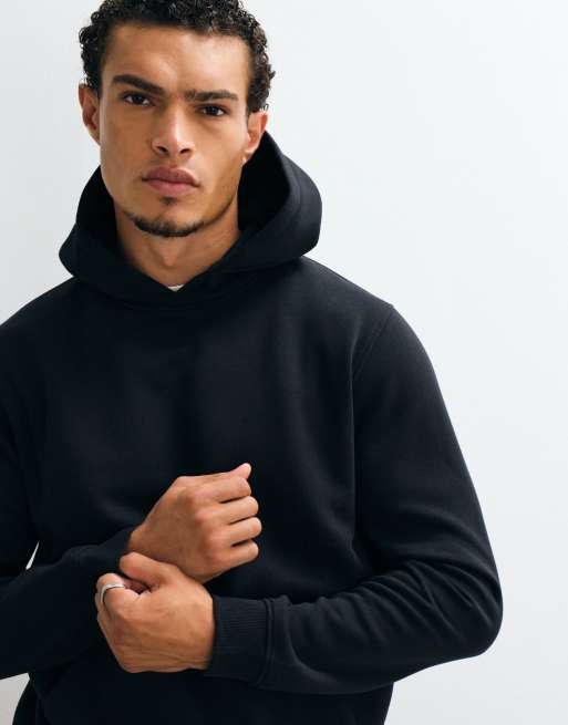 ASOS DESIGN essentials oversized huvtröja i svart, 3 av 5