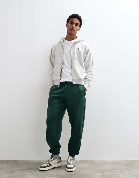 ASOS DESIGN essentials oversized jogger in dark green - view 1
