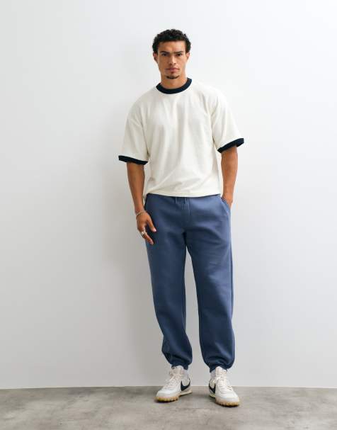 ASOS DESIGN essentials oversized jogger in Vintage Indigo - view 1