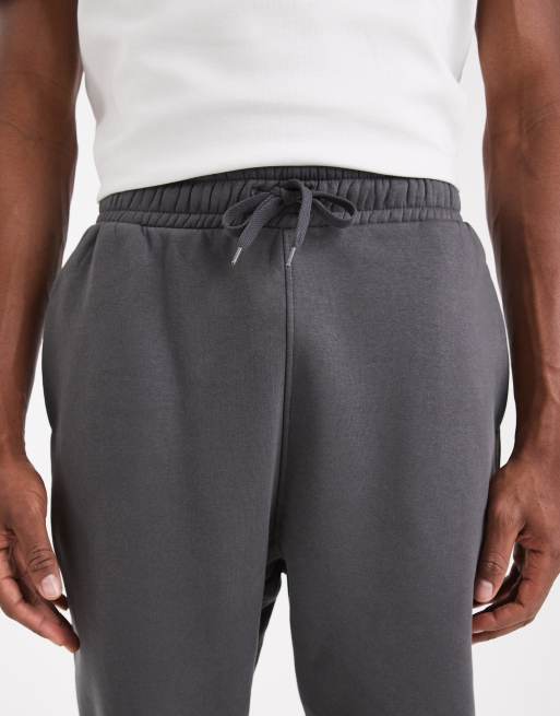 ASOS DESIGN essentials oversized sweatpants in asphalt
