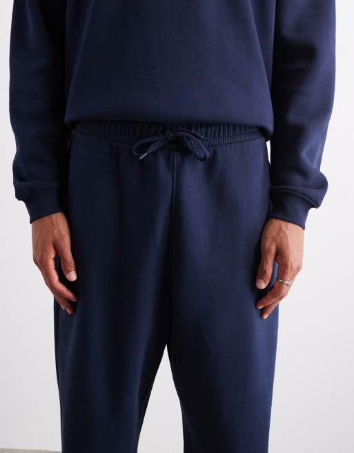 ASOS DESIGN essentials oversized joggers in navy , 5 of 6