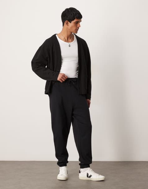 ASOS DESIGN - Essentials - Oversized joggingbroek in zwart - view 1