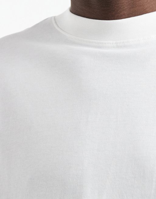 ASOS DESIGN Essentials oversized long sleeve t-shirt in cream, 5 of 5