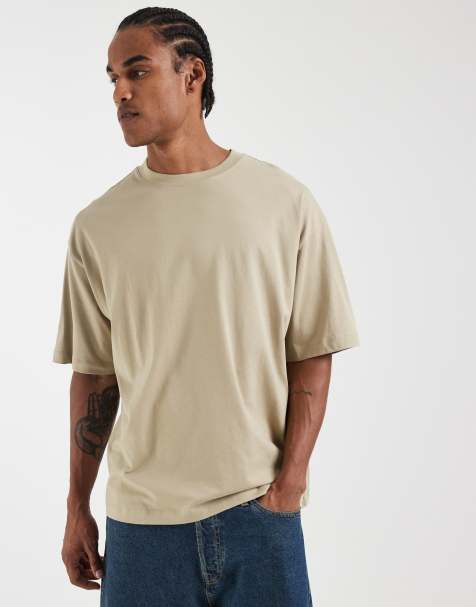 ASOS DESIGN Essentials oversized t-shirt in beige