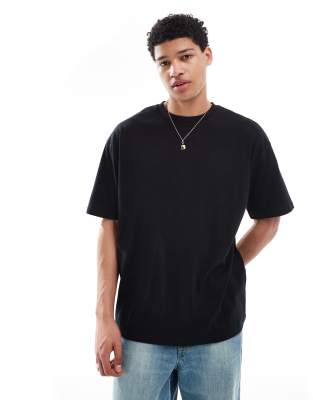 ASOS DESIGN essentials oversized T-shirt in black