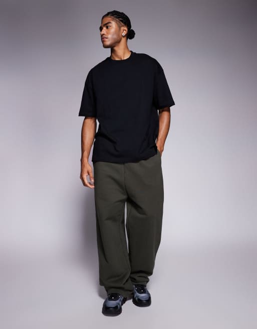 ASOS DESIGN essential oversized t-shirt in black
