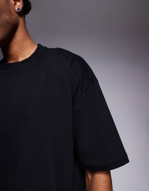 ASOS DESIGN essential oversized t-shirt in black
