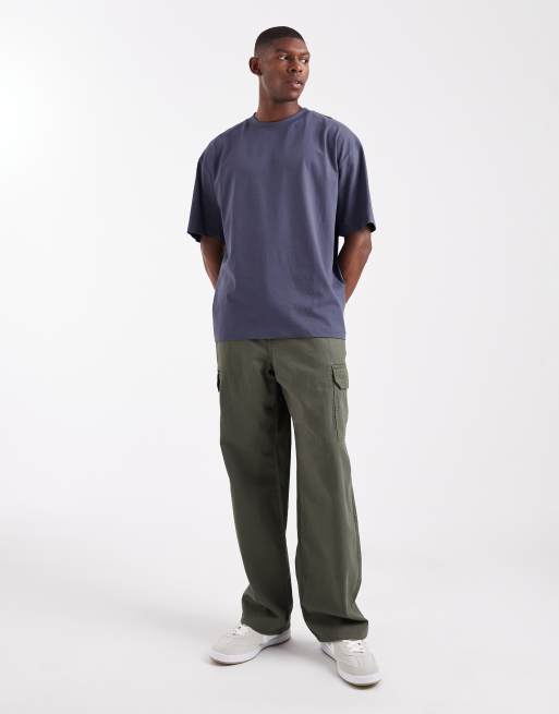 ASOS DESIGN Essentials oversized t-shirt in blue, 2 of 5