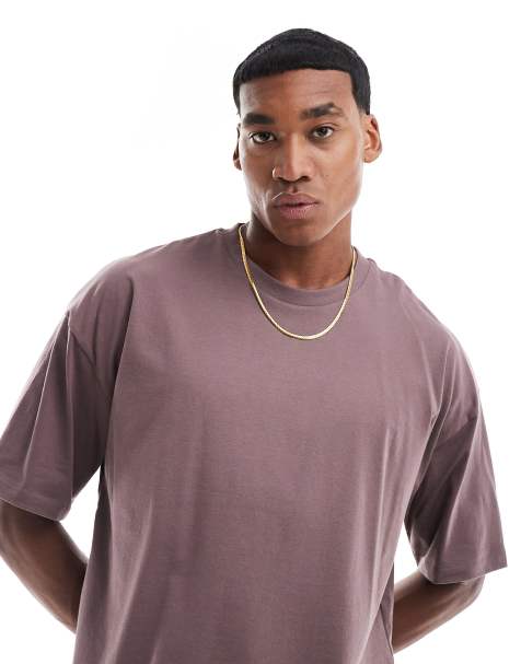 ASOS DESIGN - Essentials - Oversized T-shirt in bruin - view 1