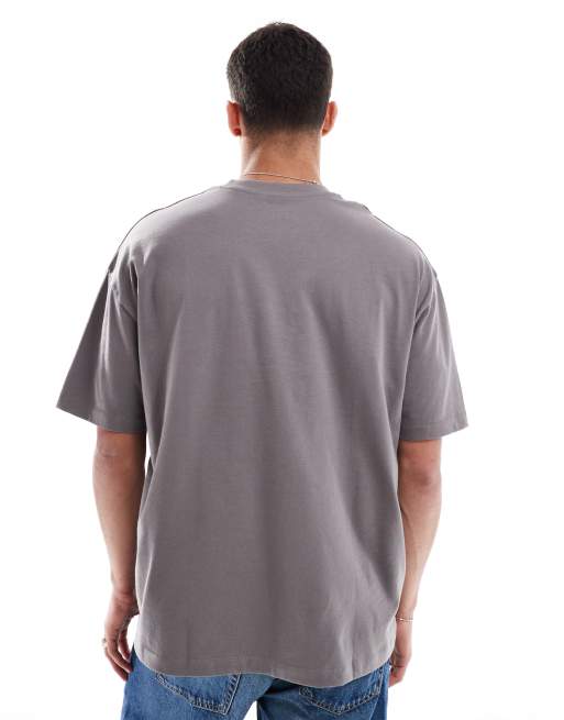 ASOS DESIGN Essentials oversized t-shirt in charcoal  , 2 of 4