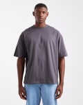 [ASOS DESIGN] ASOS DESIGN essentials oversized t-shirt in charcoal-Grey 3XL Asphalt