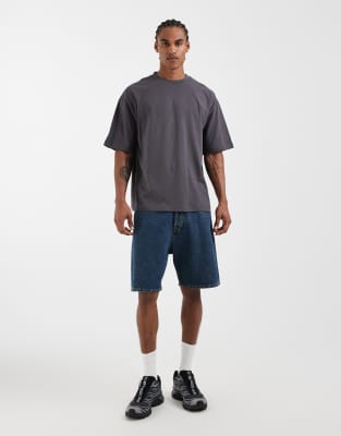 Asos Design Essentials Oversized T-shirt In Blue